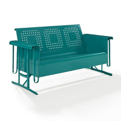 Crosley Bates 65 3/4 Inch Outdoor Metal Sofa Glider - CO1023 - The Home Selection