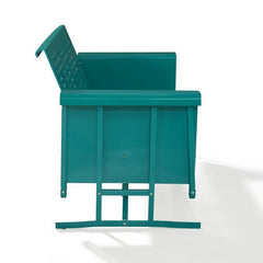 Crosley Bates 65 3/4 Inch Outdoor Metal Sofa Glider - CO1023 - The Home Selection