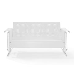 Crosley Bates 65 3/4 Inch Outdoor Metal Sofa Glider - CO1023 - The Home Selection