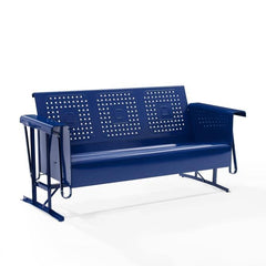 Crosley Bates 65 3/4 Inch Outdoor Metal Sofa Glider - CO1023 - The Home Selection
