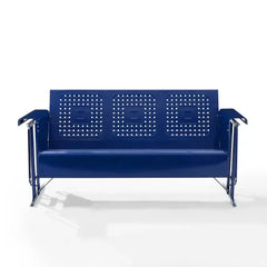 Crosley Bates 65 3/4 Inch Outdoor Metal Sofa Glider - CO1023 - The Home Selection