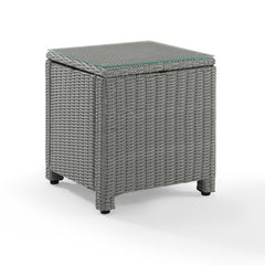 Crosley Bradenton 20 Inch Outdoor Wicker Rectangular Side Table - CO7219 - The Home Selection