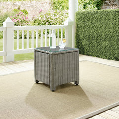 Crosley Bradenton 20 Inch Outdoor Wicker Rectangular Side Table - CO7219 - The Home Selection