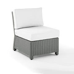 Crosley Bradenton 25 Inch Outdoor Wicker Sectional Center Chair - KO70017 - The Home Selection