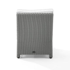 Crosley Bradenton 25 Inch Outdoor Wicker Sectional Center Chair - KO70017 - The Home Selection