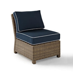 Crosley Bradenton 25 Inch Outdoor Wicker Sectional Center Chair - KO70017 - The Home Selection