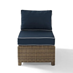 Crosley Bradenton 25 Inch Outdoor Wicker Sectional Center Chair - KO70017 - The Home Selection