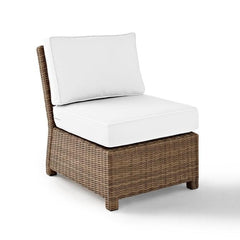 Crosley Bradenton 25 Inch Outdoor Wicker Sectional Center Chair - KO70017 - The Home Selection