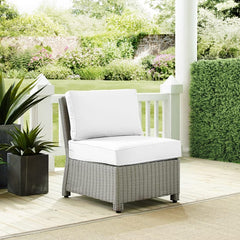 Crosley Bradenton 25 Inch Outdoor Wicker Sectional Center Chair - KO70017 - The Home Selection