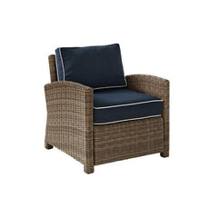 Crosley Bradenton 30.50 Inch Outdoor Wicker Armchair - KO70023 - The Home Selection