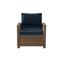 Crosley Bradenton 30.50 Inch Outdoor Wicker Armchair - KO70023 - The Home Selection