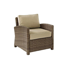 Crosley Bradenton 30.50 Inch Outdoor Wicker Armchair - KO70023 - The Home Selection