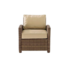Crosley Bradenton 30.50 Inch Outdoor Wicker Armchair - KO70023 - The Home Selection