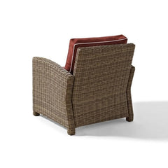 Crosley Bradenton 30.50 Inch Outdoor Wicker Armchair - KO70023 - The Home Selection