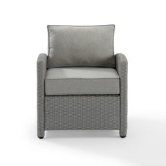 Crosley Bradenton 30.50 Inch Outdoor Wicker Armchair - KO70023 - The Home Selection