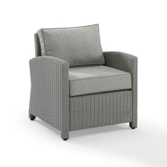 Crosley Bradenton 30.50 Inch Outdoor Wicker Armchair - KO70023 - The Home Selection