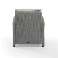 Crosley Bradenton 30.50 Inch Outdoor Wicker Armchair - KO70023 - The Home Selection