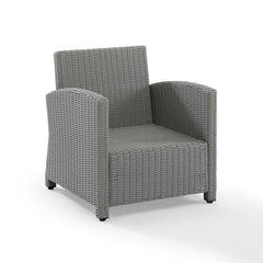 Crosley Bradenton 30.50 Inch Outdoor Wicker Armchair - KO70023 - The Home Selection