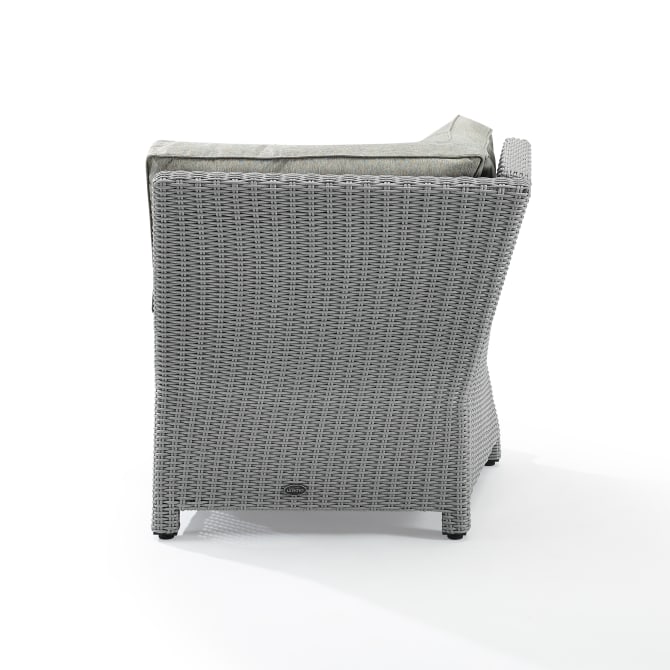 Crosley Bradenton 31.50 Inch Outdoor Wicker Sectional Corner Chair - KO70018 - The Home Selection