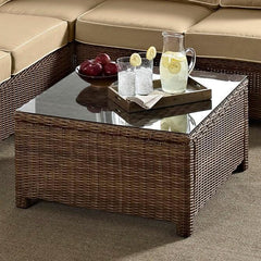 Crosley Bradenton 32 Inch Outdoor Wicker Sectional Coffee Table - CO7207 - The Home Selection
