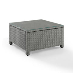 Crosley Bradenton 32 Inch Outdoor Wicker Sectional Coffee Table - CO7207 - The Home Selection