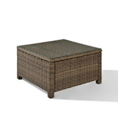 Crosley Bradenton 32 Inch Outdoor Wicker Sectional Coffee Table - CO7207 - The Home Selection