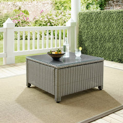 Crosley Bradenton 32 Inch Outdoor Wicker Sectional Coffee Table - CO7207 - The Home Selection