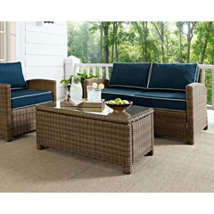 Crosley Bradenton 40 Inch Outdoor Wicker Coffee Table - CO7208 - The Home Selection