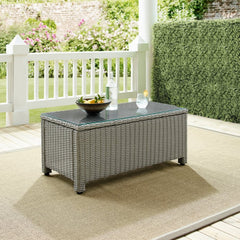 Crosley Bradenton 40 Inch Outdoor Wicker Coffee Table - CO7208 - The Home Selection