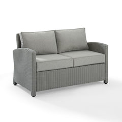 Crosley Bradenton 55 Inch Outdoor Wicker Loveseat - KO70022 - The Home Selection