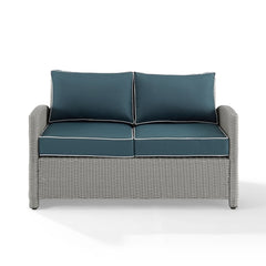 Crosley Bradenton 55 Inch Outdoor Wicker Loveseat - KO70022 - The Home Selection