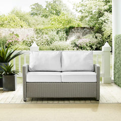 Crosley Bradenton 55 Inch Outdoor Wicker Loveseat - KO70022 - The Home Selection