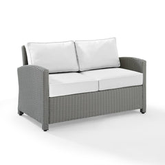 Crosley Bradenton 55 Inch Outdoor Wicker Loveseat - KO70022 - The Home Selection