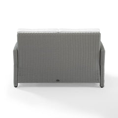 Crosley Bradenton 55 Inch Outdoor Wicker Loveseat - KO70022 - The Home Selection