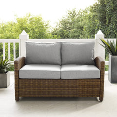 Crosley Bradenton 55 Inch Outdoor Wicker Loveseat - KO70022 - The Home Selection