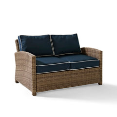 Crosley Bradenton 55 Inch Outdoor Wicker Loveseat - KO70022 - The Home Selection