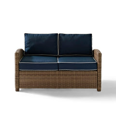 Crosley Bradenton 55 Inch Outdoor Wicker Loveseat - KO70022 - The Home Selection