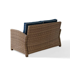 Crosley Bradenton 55 Inch Outdoor Wicker Loveseat - KO70022 - The Home Selection