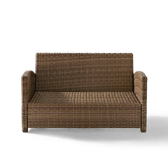 Crosley Bradenton 55 Inch Outdoor Wicker Loveseat - KO70022 - The Home Selection