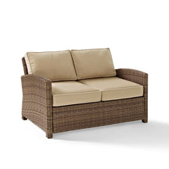 Crosley Bradenton 55 Inch Outdoor Wicker Loveseat - KO70022 - The Home Selection