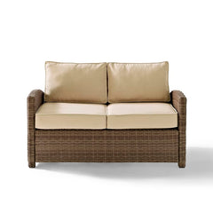 Crosley Bradenton 55 Inch Outdoor Wicker Loveseat - KO70022 - The Home Selection
