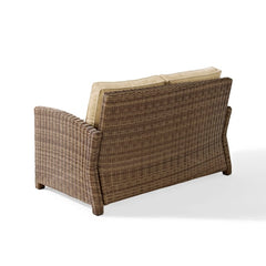 Crosley Bradenton 55 Inch Outdoor Wicker Loveseat - KO70022 - The Home Selection