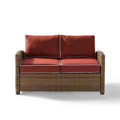 Crosley Bradenton 55 Inch Outdoor Wicker Loveseat - KO70022 - The Home Selection