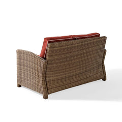 Crosley Bradenton 55 Inch Outdoor Wicker Loveseat - KO70022 - The Home Selection