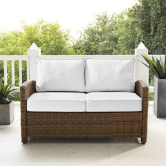 Crosley Bradenton 55 Inch Outdoor Wicker Loveseat - KO70022 - The Home Selection