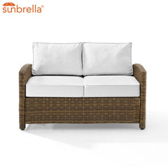 Crosley Bradenton 55 Inch Outdoor Wicker Loveseat - KO70022 - The Home Selection