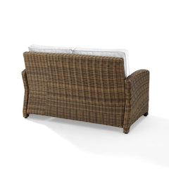Crosley Bradenton 55 Inch Outdoor Wicker Loveseat - KO70022 - The Home Selection