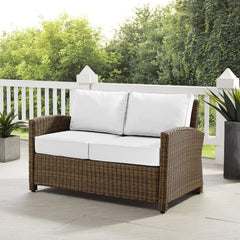Crosley Bradenton 55 Inch Outdoor Wicker Loveseat - KO70022 - The Home Selection