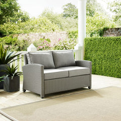 Crosley Bradenton 55 Inch Outdoor Wicker Loveseat - KO70022 - The Home Selection