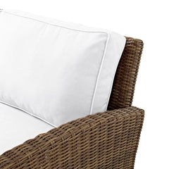 Crosley Bradenton 5pc Outdoor Wicker Sectional Set - KO70020 - The Home Selection